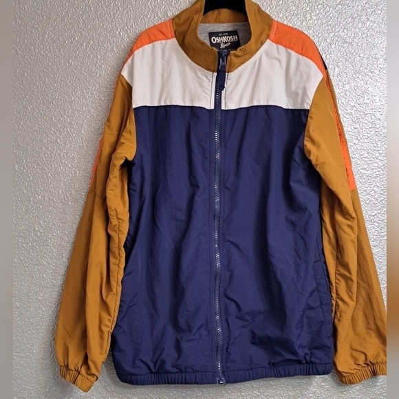 OshKosh B'gosh Boy's Colorblock Jacket  Size 12 - Picture 1 of 4